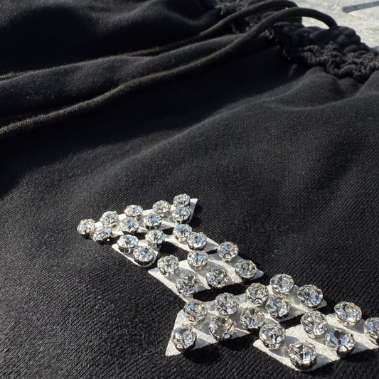 DIAMOND SWEAT PANTS (BLACK)