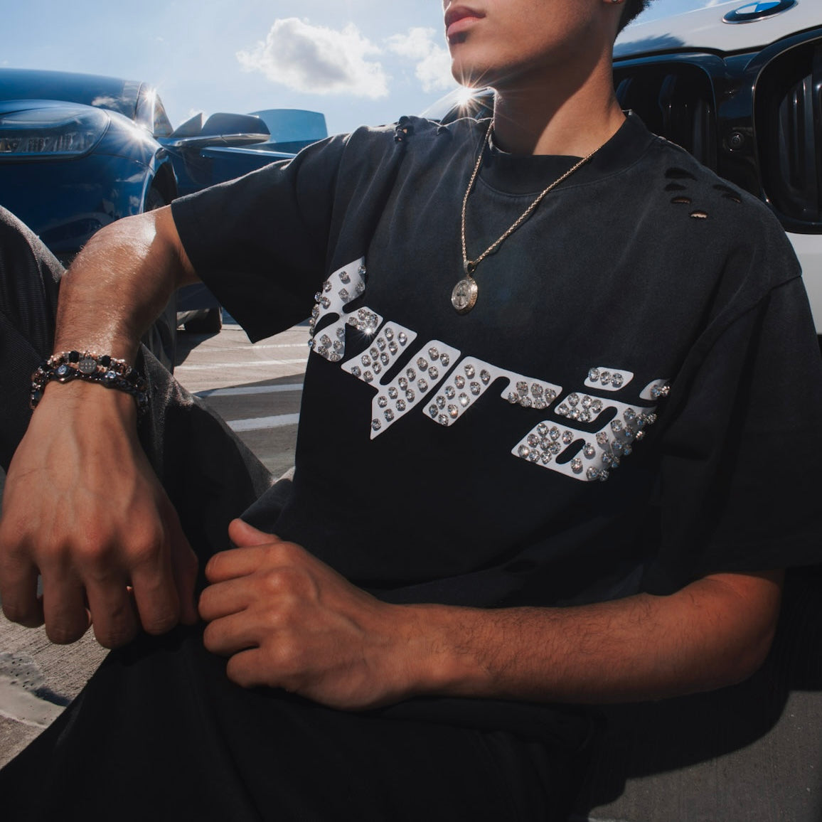 DIAMOND TEE (BLACK)