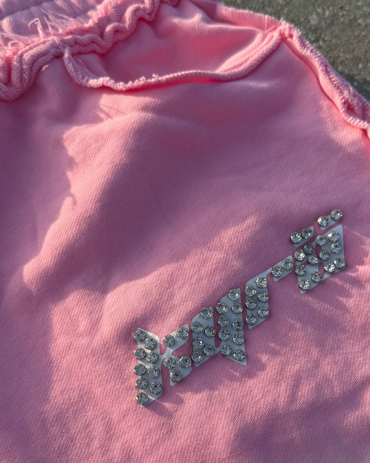 Diamond Sweatpants — Pink