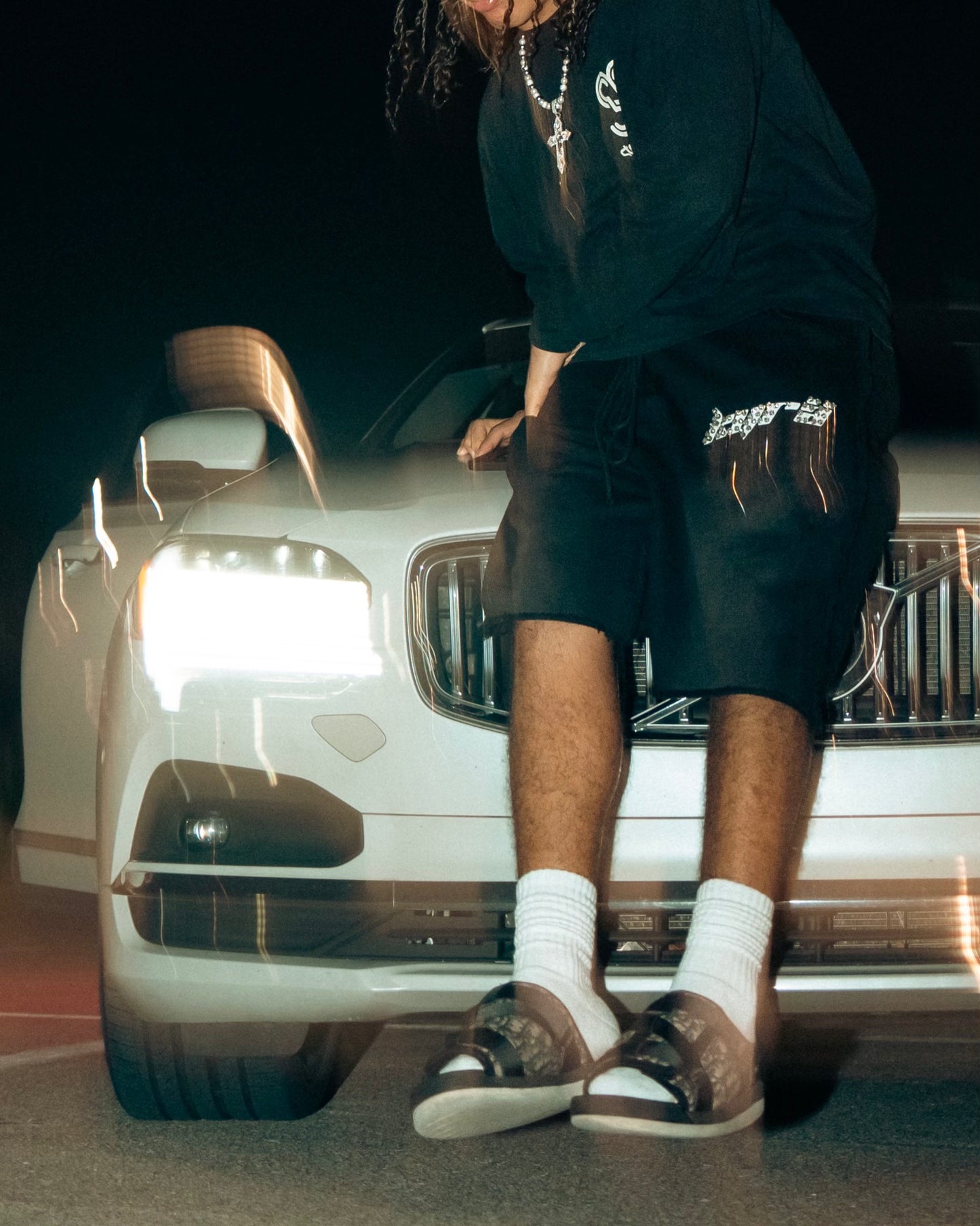 DIAMOND SHORTS (BLACK)