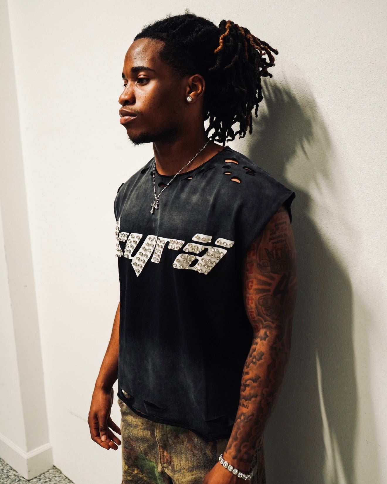 Diamond Cutoff Tee