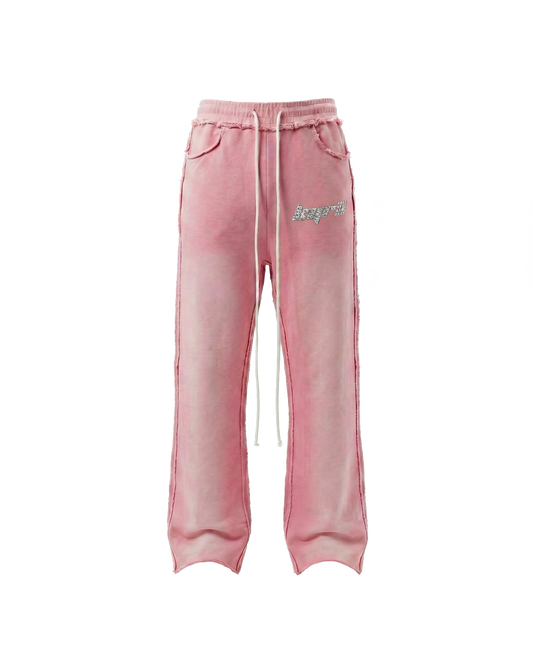 Diamond Sweatpants — Pink