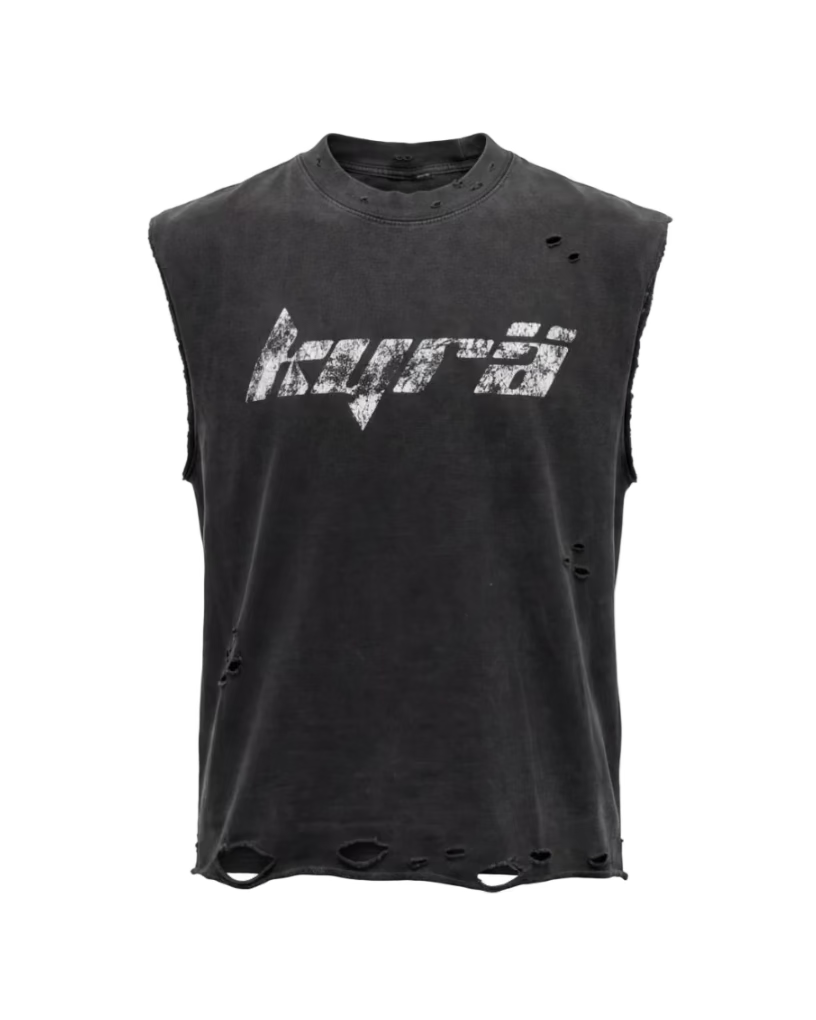TMR IS NVR PROMISED Cutoff Tee - Gray