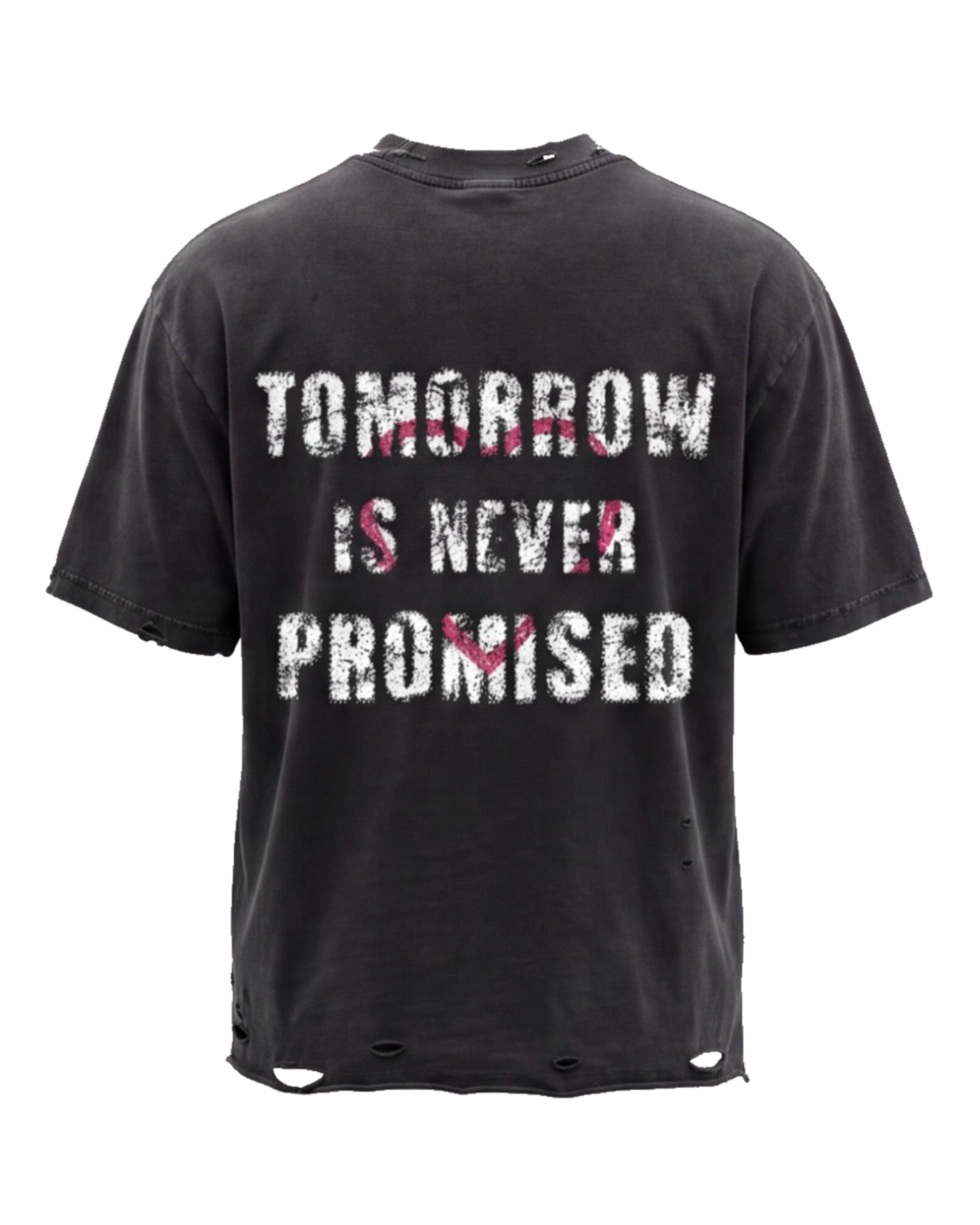 TMR IS NVR PROMISED Tee - Gray