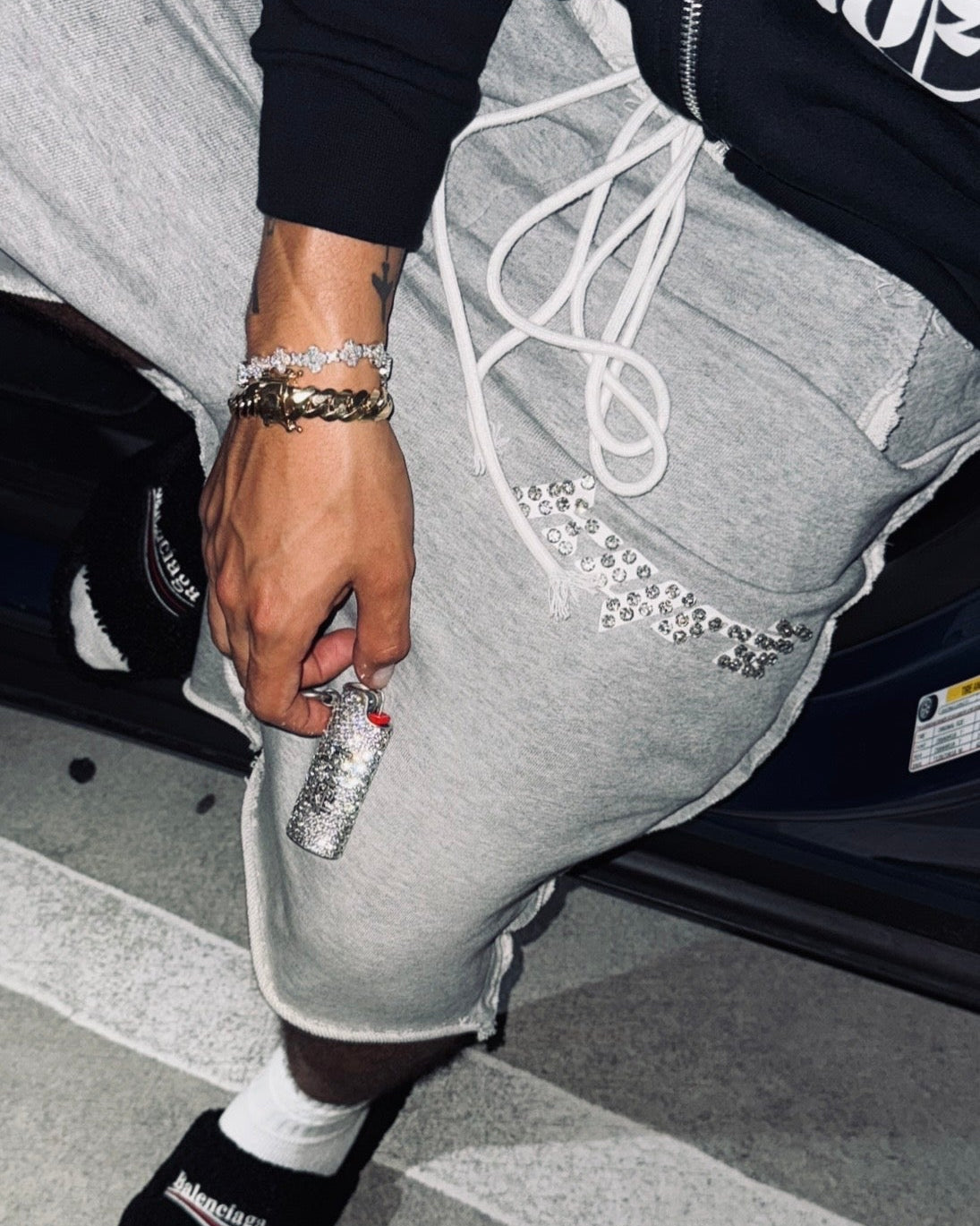 Diamond Shorts — Gray